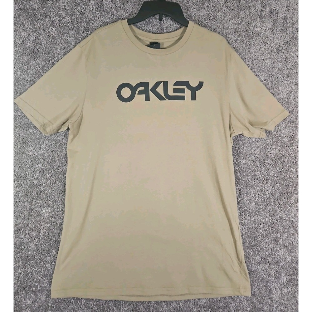 Men's Tan Oakley t shirt. L. NWT